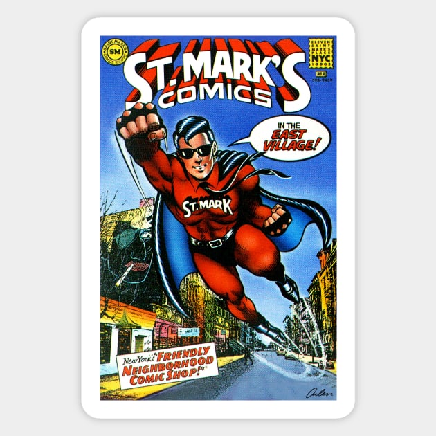 ST. MARKS COMICS Sticker by ArlenSchumer